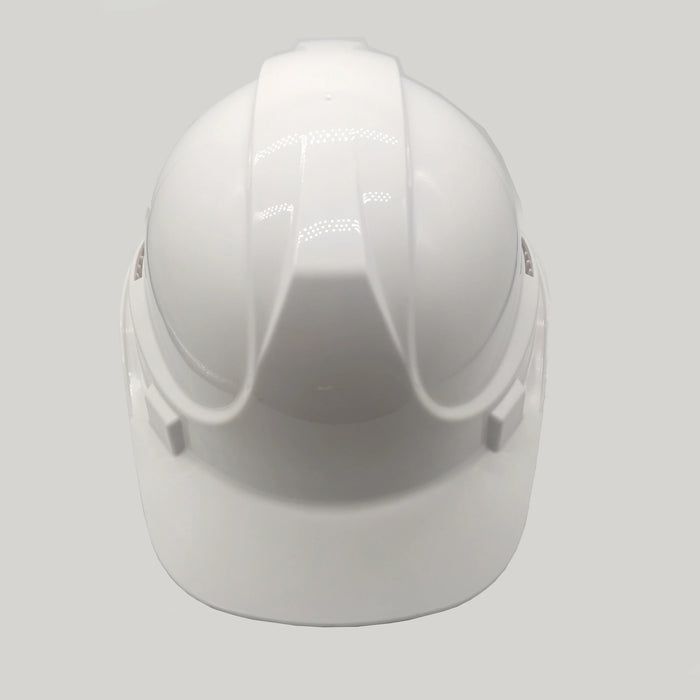 "CE Certified Vented Safety Helmet – ABS Hard Hat with Ratchet Suspension for Industrial & Construction Work"