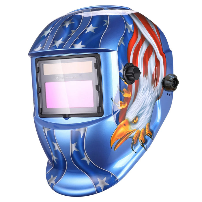 SAFEUP Professional Auto-Darkening Welding Helmet | True Color Mask for MMA, MIG, ARC Welding