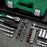 53-Piece Auto Repair Tool Kit – Quick Ratchet Wrench Set for Car & Machine Repair