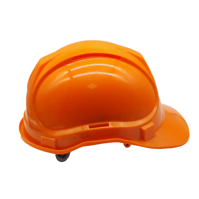 "CE Certified Vented Safety Helmet – ABS Hard Hat with Ratchet Suspension for Industrial & Construction Work"