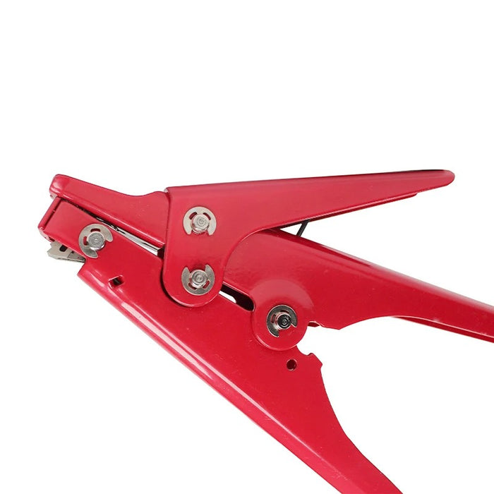 Red 2.4-9 mm Cable Tie Gun Tensioning and Cutting Tool for Plastic Nylon Cable Tie plier or Fasteners circlipstang