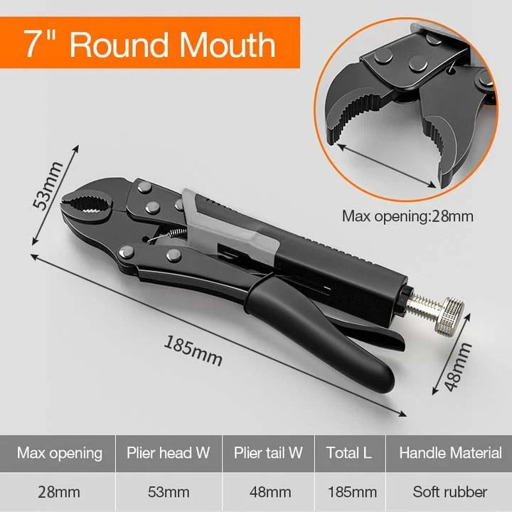 YLONDAO Industrial-Grade Multifunctional Pliers – Heavy-Duty Universal Clamp & Pressure Pliers