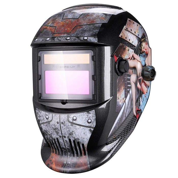 SAFEUP Professional Auto-Darkening Welding Helmet | True Color Mask for MMA, MIG, ARC Welding