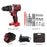 ONEVAN 500W Electric Impact Drill Set Hammer 38N.M Drill Cordless Screwdriver Woodworking Power Tools For Makita 18V Battery