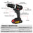 21V Cordless Impact Drill Electric Screwdriver Electric Hammer Drill Mini Wireless Hand Drill Lithium-Ion Battery Power Tools