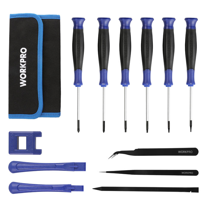 Mini Multi-Function Magnetic Precision Screwdriver Set, Driver Kit Bits, Electric Laptop, iPhone, Computer, 12 Pcs