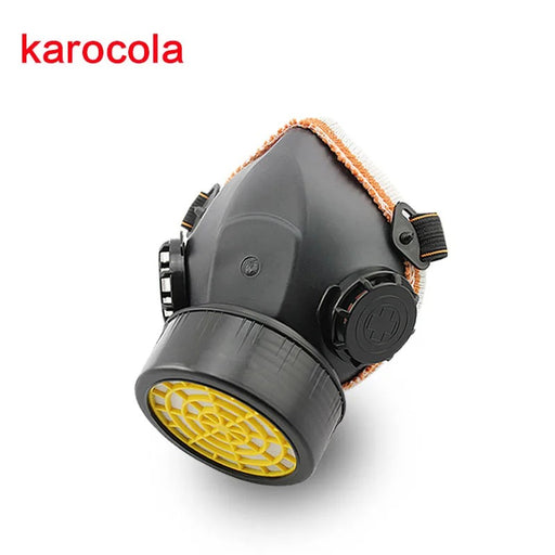 "Half Face Gas Mask Respirator – Dual Filter Safety Mask for Organic Vapors, Chemicals, and Industrial Protection"