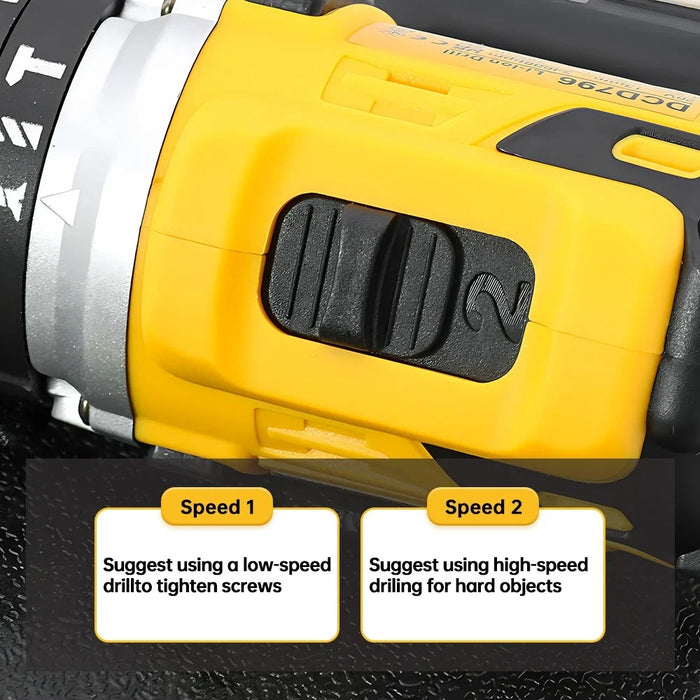 DEWALT DCD796 20V Cordless Brushless Impact Drill – Powerful & Portable with Rechargeable Battery