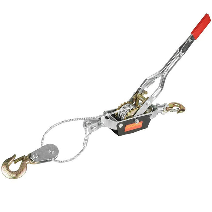 2T Heavy-Duty Wire Rope Hand Puller | Double Hook Tightening & Lifting Tool