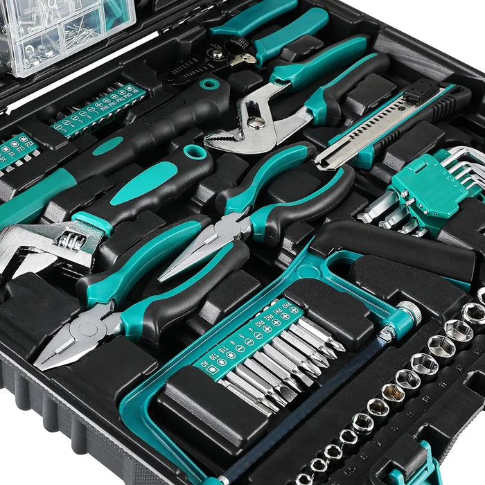 TLGREEN 198-Piece Tool Set – Complete Household & Repair Kit