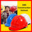 Construction Safety Helmet – Durable ABS Hard Hat with 8-Point Suspension