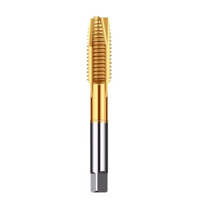 M2-M24 Thread Tap Titanium Coated Machine Plug Tap HSS Metric Straight Flute Thread Screw Tap Hand Tools