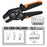 Crimping Tool Set – Pressed Pliers for Electrical Terminals, Connectors & Electronics (48BS 2549)