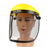 Garden Grass Trimmer Safety Helmet – Full Face Mesh Visor for Logging & Brush Cutter Protection