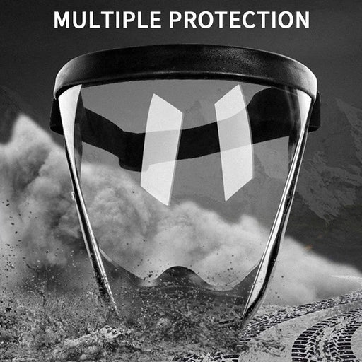 Transparent Full Face Shield – Reusable, Anti-Fog, Dustproof Protection