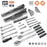 Comprehensive 201-Piece Mechanic’s Tool Socket Set with Durable Storage Case – High-Quality Automotive & DIY Hand Tool Kit