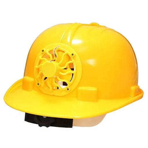 ANPWOO Solar-Powered Safety Helmet with Cooling Fan – Adjustable & Ventilated