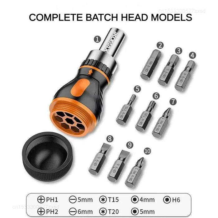 Xiaomi 9-in-1 Ratcheting Screwdriver Set – Magnetic & Adjustable