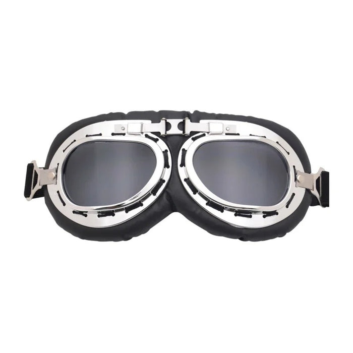 Windproof Retro Motorcycle Goggles – Vintage Steampunk Style for Bikers & Pilots