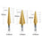 HSS Titanium-Coated Step Drill Bit Set – 3-12mm, 4-12mm, 4-20mm Cone Drill Bits for Wood, Metal & Steel