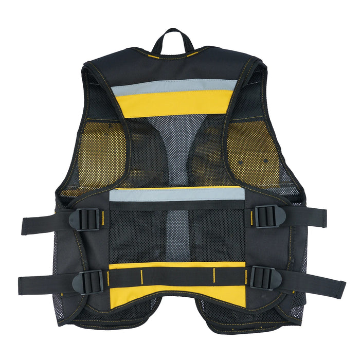 MELOTOUGH Reflective Safety Tool Vest – Adjustable with Removable Phone Holder