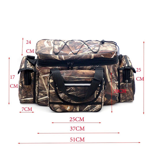 Large Capacity Waterproof Fishing Bag – Multifunctional Lure Waist & Shoulder Pack