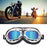 Windproof Retro Motorcycle Goggles – Vintage Steampunk Style for Bikers & Pilots