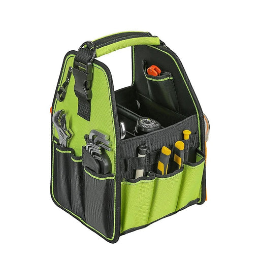 Jakah Open Tool Bag – Durable Tool Tote with Adjustable Straps & Waterproof Base