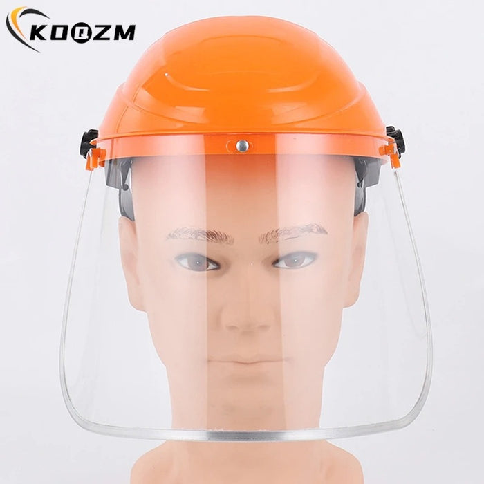 1PCS Transparent Full Face Shield – Head-Mounted Eye & Face Protection