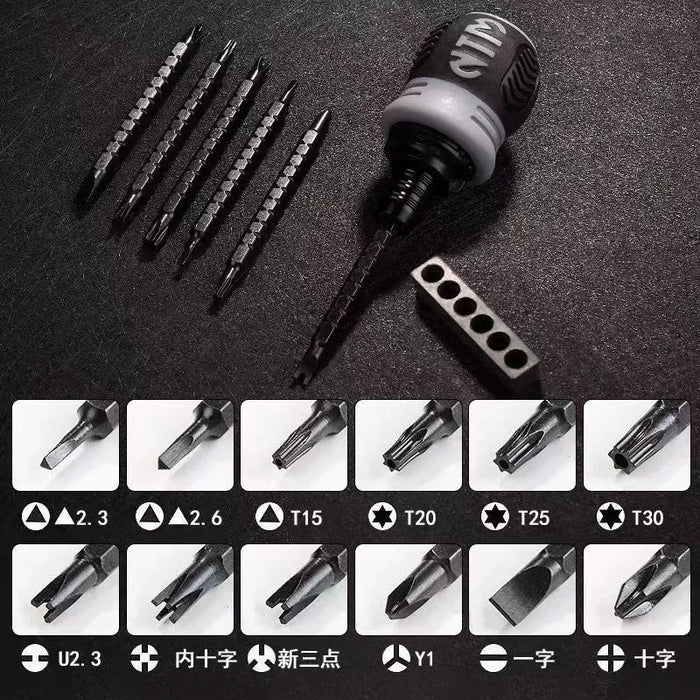 26-in-1 Ratchet Screwdriver Set – Magnetic & Telescopic Hand Tool