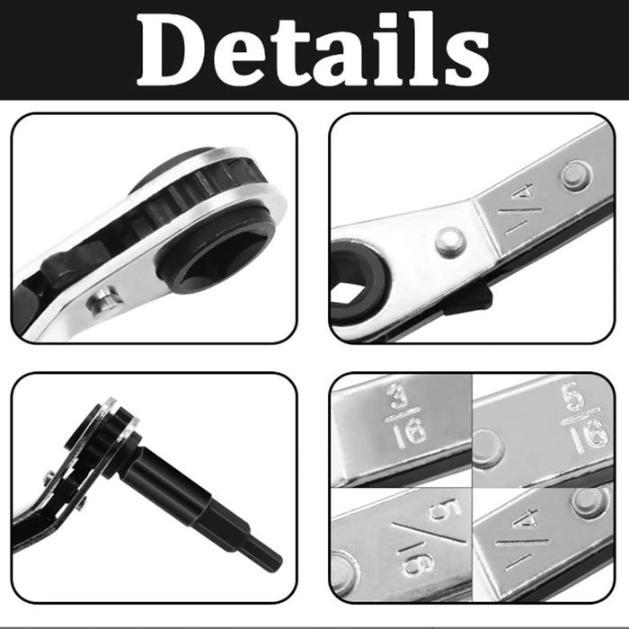 HVAC SERVICE WRENCH – REFRIGERATION RATCHETING SERVICE WRENCH SET (3/8” TO 1/4”, 5/16” X 1/4”)