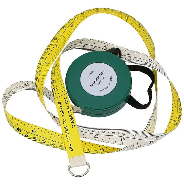 Tree Diameter Measuring Tape – 2000mm (79 Inch) PVC Soft Retractable Tape for Professional Gardening & Forestry