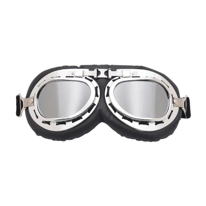 Windproof Retro Motorcycle Goggles – Vintage Steampunk Style for Bikers & Pilots