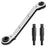 HVAC SERVICE WRENCH – REFRIGERATION RATCHETING SERVICE WRENCH SET (3/8” TO 1/4”, 5/16” X 1/4”)