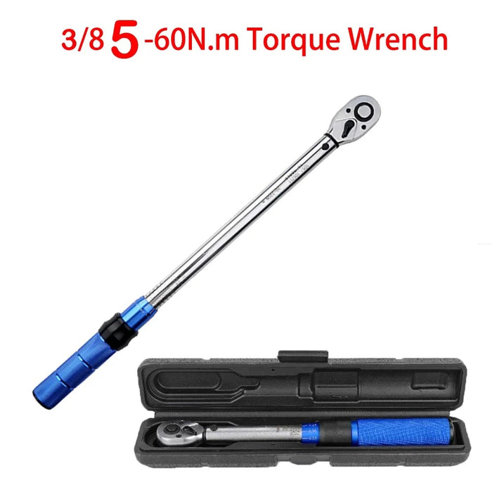 5-60N.m TORQUE WRENCH – 3/8" DRIVE HIGH-PRECISION TORQUE KEY FOR AUTOMOTIVE & BICYCLE REPAIR