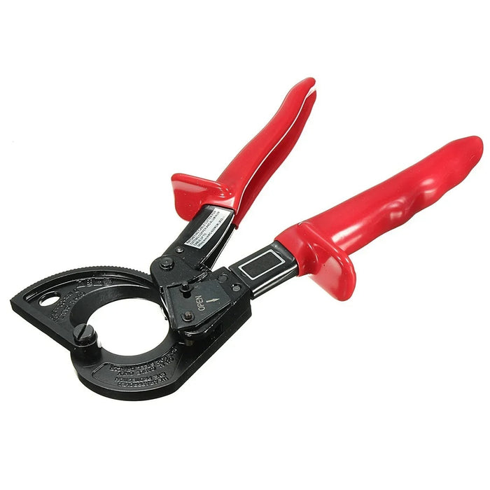 HS-325A Ratcheting Cable Cutter – Insulated Wire Cutting & Terminal Crimper Tool