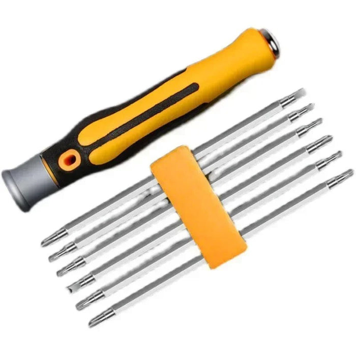 12-in-1 Multifunctional Precision Screwdriver Set – Cross & Flat Head Maintenance Tool