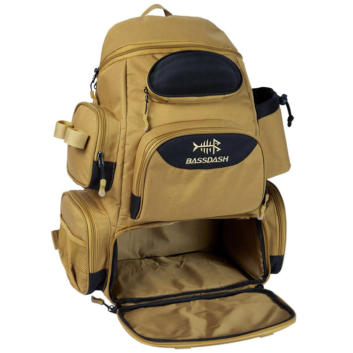 Bassdash Fishing Tackle Backpack – Lightweight & Multifunctional Tactical Fishing Bag