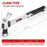 AIRAJ Claw Hammer Stainless Steel Long Handle Double Nail Groove Hammer Labor-Saving Anti-Skid Multifunctional Manual Tool